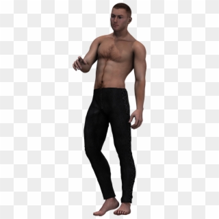 Man Male Person Figure Standing Png Image - Barechested Clipart