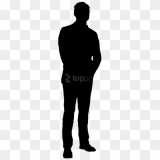 Free Png Man Standing Silhouette Png - Black Silhouette No Background Clipart