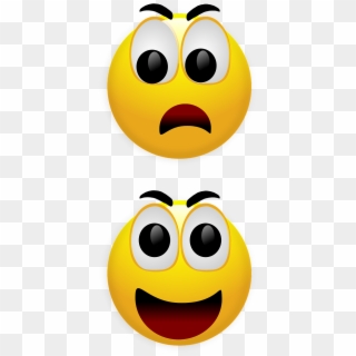 Smiley Fear Anger Angry Scared Png Image - Smiley Amazed Clipart