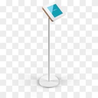White Tablet Stand Light Clipart