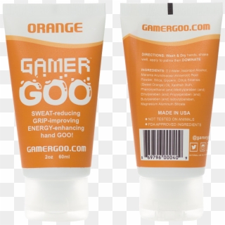 Gamer Goo Orange - Sunscreen Clipart