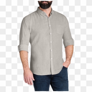 Stone Memphis Marle Linen Shirt - Man Clipart
