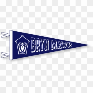 Pennant In Class Colors - Bryn Mawr College Lantern Clipart