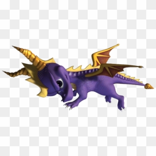 Spyro The Dragon - Spyro The Dragon Flying Clipart