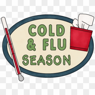 Season Clipart Banner - Cold Or Flu Graphic - Png Download