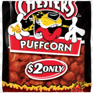 Cheetos Clipart Hot Chip - Flamin Hot Puffcorn - Png Download