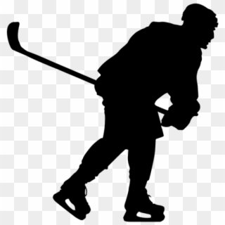 Hockey Player Silhouette Png Clipart