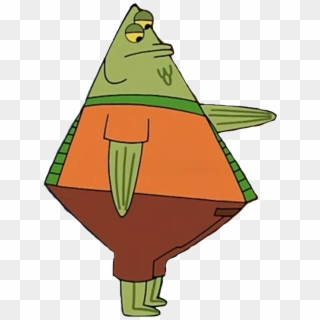 Flats The Flounder - Bully From Spongebob Clipart