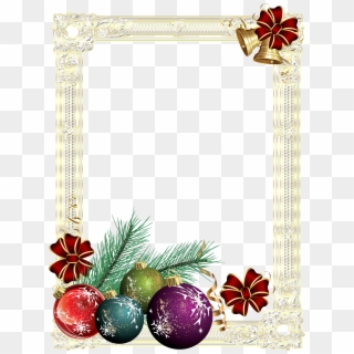 Christmas Border, Christmas Frames, Christmas And New - Gold Christmas Frame Png Clipart