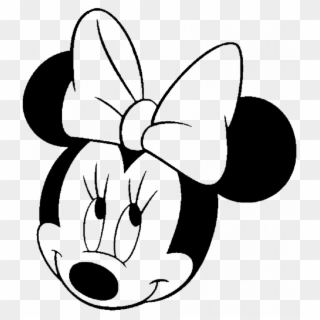 Excelent Mickey Minnie Mouse Coloring Pages For Kids - Minnie Mouse Face Coloring Pages Clipart