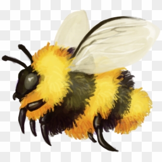A Quick Fuzzy Bumblebee Friend - Bumblebee Clipart