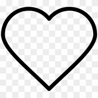 Heart Line Icon - Heart Emoji Coloring Pages Clipart