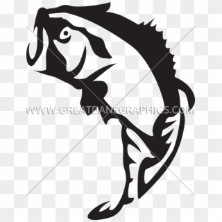 Bass Fish Stencil Search Result Cliparts For Bass Fish - Illustration - Png Download