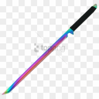 Free Png Rainbow Sword Png Image With Transparent Background - Utility Knife Clipart