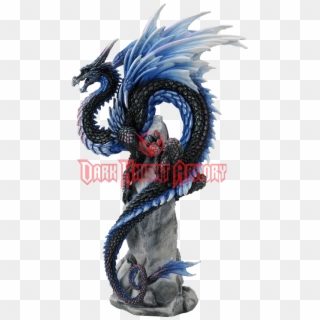 Sapphire Statue Png - Sculpture Of A Dragon Clipart