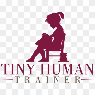 Tiny Human Trainer - Silhouette Kid Reading Clipart