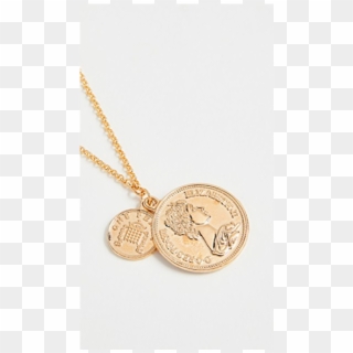 Double Coin Necklace - Locket Clipart