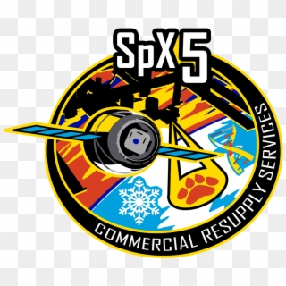 Spacex Crs 5 Patch Clipart