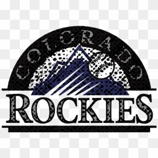 Colorado Rockies 1993-present Primary Logo Distressed - Colorado Rockies Clipart