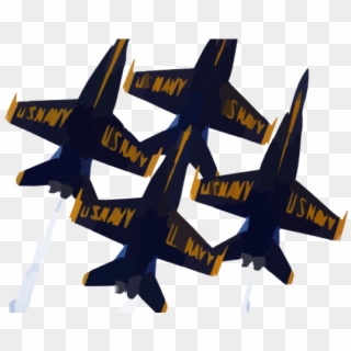 Aircraft Clipart Navy Plane - Blue Angel Jets Clip Art - Png Download