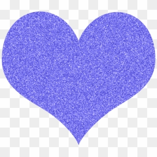 Purple Heart Free Glitter Hearts Clipart Karen Cookie - Purple Glitter Heart Clipart - Png Download