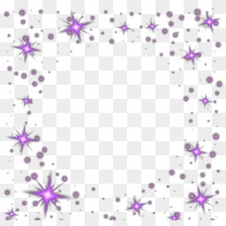 #ftestickers #frame #glitter #sparkle #purple - Sparkle Frame Png Clipart