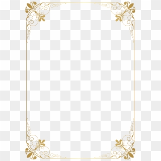 Gold Border No Background Clipart