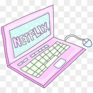 #tumblr #freetoedit #icon #rosa #netflix #net #computer - Netflix On Laptop Png Clipart