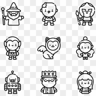 Fantastic Characters - Future Icons Clipart