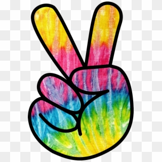 Psychedelic Peace Tie-die Hippie Png Image - Hippie Png Clipart