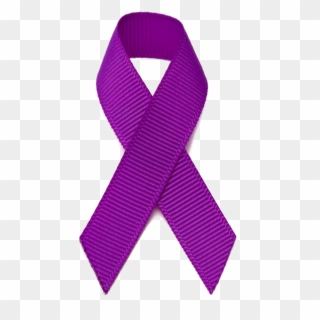 Purple Awareness Ribbon Png Background Image - Alzheimer's Ribbon Clipart