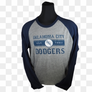 Triblend Dodgers Long Sleeve - Sweater Clipart