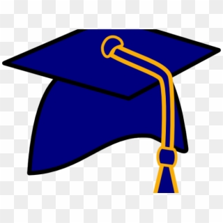 Graduation Cap Blue Clipart - Graduation Cap Blue Tassel Clipart - Png Download
