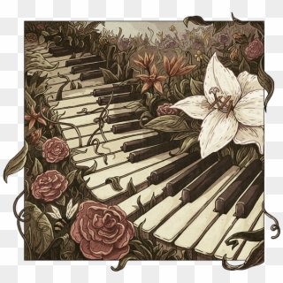Cd Cover By Jorge Tabanera, Via Behance - Still Life Drawing Of Old Piano Clipart