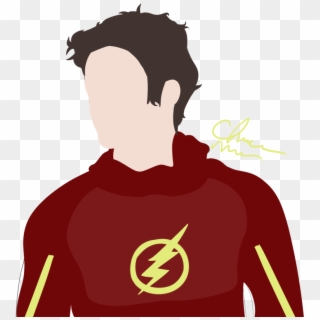 Barry Allen Colored By Christianmccabeart - Barry Allen Png Clipart