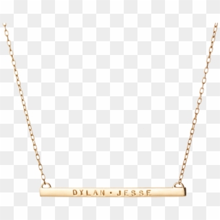 Skinny Tag Jennifer Transparent Background - Necklace Clipart
