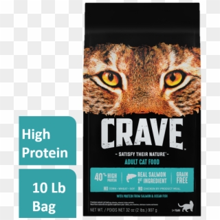 Crave Grain-free With Protein From Salmon & Ocean Fish - Crave Cat Food Clipart