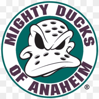 Anaheim Ducks Logo Alternate 1995 - Mighty Ducks Logo Png Clipart