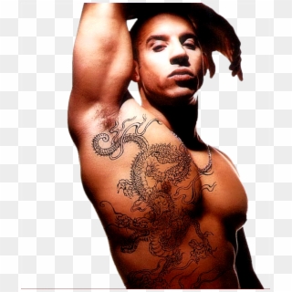 Vin Diesel With Tattoos Clipart