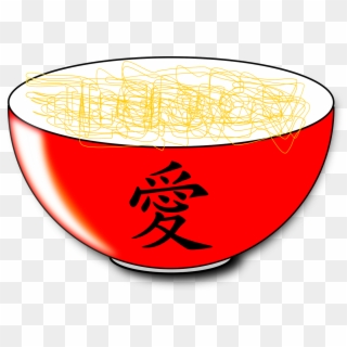 Bowl Love Noodles Png Image - Chinese Symbol For Love Clipart