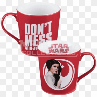 Star Wars Princess Leia Ceramic Mug - Princess Leia Mug Clipart