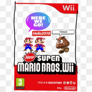 Freetoedit Fix -goomba Mario Oink - New Super Mario Bros Wii Logo Clipart