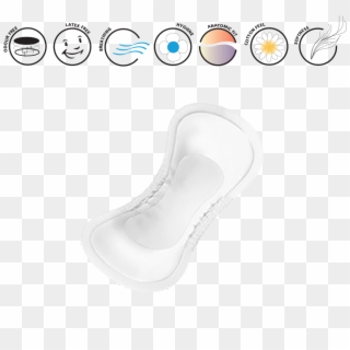 Shaped Diaper Incontinence Pad - Circle Clipart