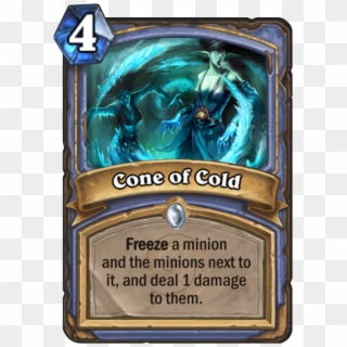 Cone Of Cold Card - Cone Of Cold Hearthstone Clipart
