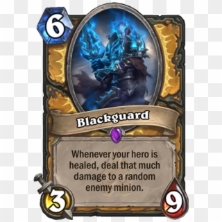 Blackguard Is A 6 Mana Cost Epic Paladin Minion Card - Blackguard Hearthstone Clipart