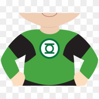 Green Lantern Cartoon Boy Clipart