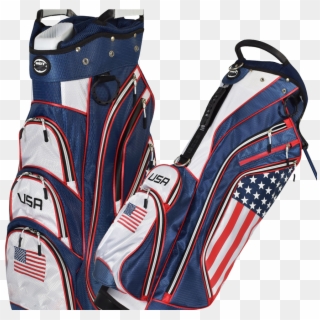 Hot Z Usa Flag Transparent Background - American Flag Golf Bag Clipart