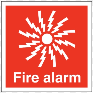 Fire Alarm Symbol Safety Sticker - Manual Call Point Sign Clipart