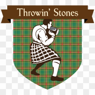 Throwin' Stones Wee Heavy Beer Release - Tartan Clipart