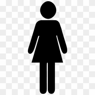 Woman Icon Characters Toilet Png Image - Female Icon Vector Free Clipart